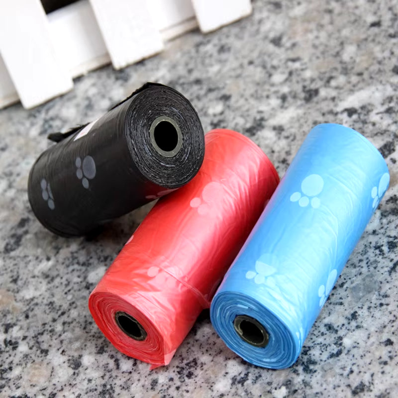 Biodegradable Pet Dog Poop Bag Zero Waste Dog Pooper Bags Paw Doggy Litter Poop Bag Dispenser Pets Products for Dogs